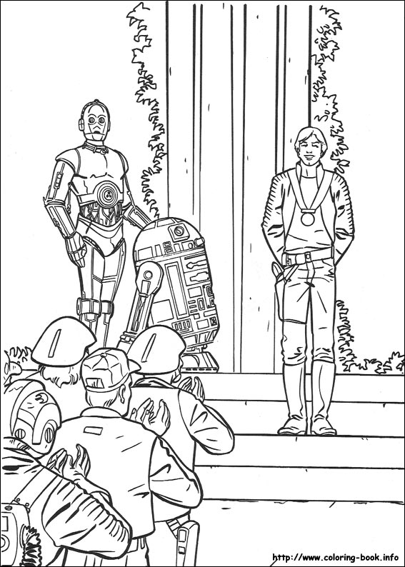 Star Wars coloring picture